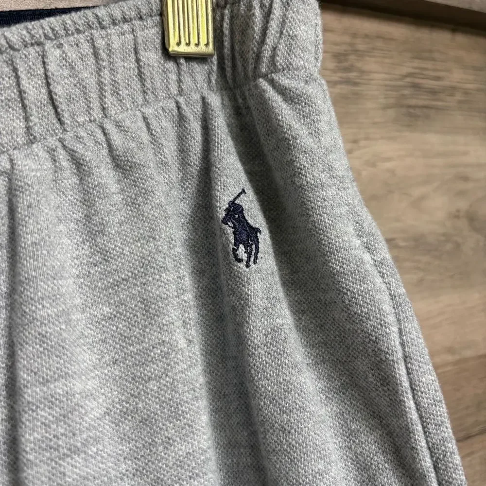 Polo by Ralph Lauren L Gray Pique Pajama Pants Preppy Sporty PJ Leisure Casual